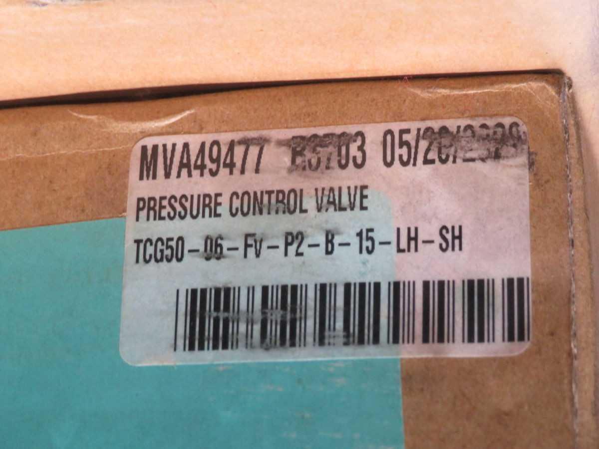 TOKYO KEIKI TCG50-06-FV-P2-B-17 RELIEF VALVE T262976 - RELIEF VALVE
