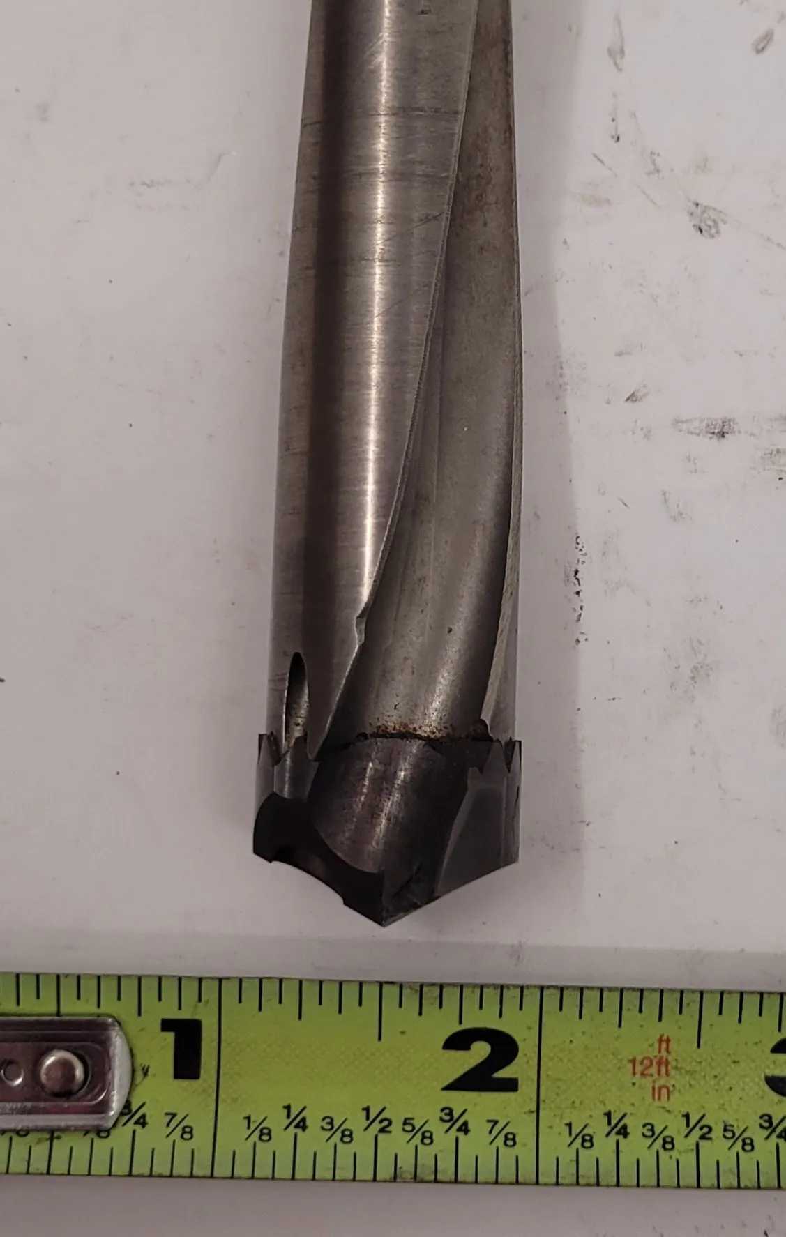 KENNAMETAL INDEXABLE INSERT DRILL, 0.82" DIA, 7-1/2" OAL, 2 FLUTES, STRAIGHT SHANK, 1" SHANK DIA - MACHINE TOOLING