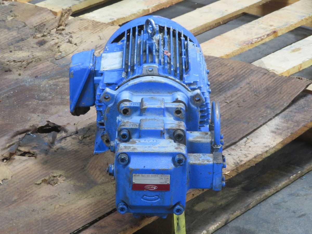 TOYO-OKI HVP-VCC1-F26-26A242-B DOUBLE VANE PUMP W MOTOR T263361 - HYDRAULIC VANE PUMP