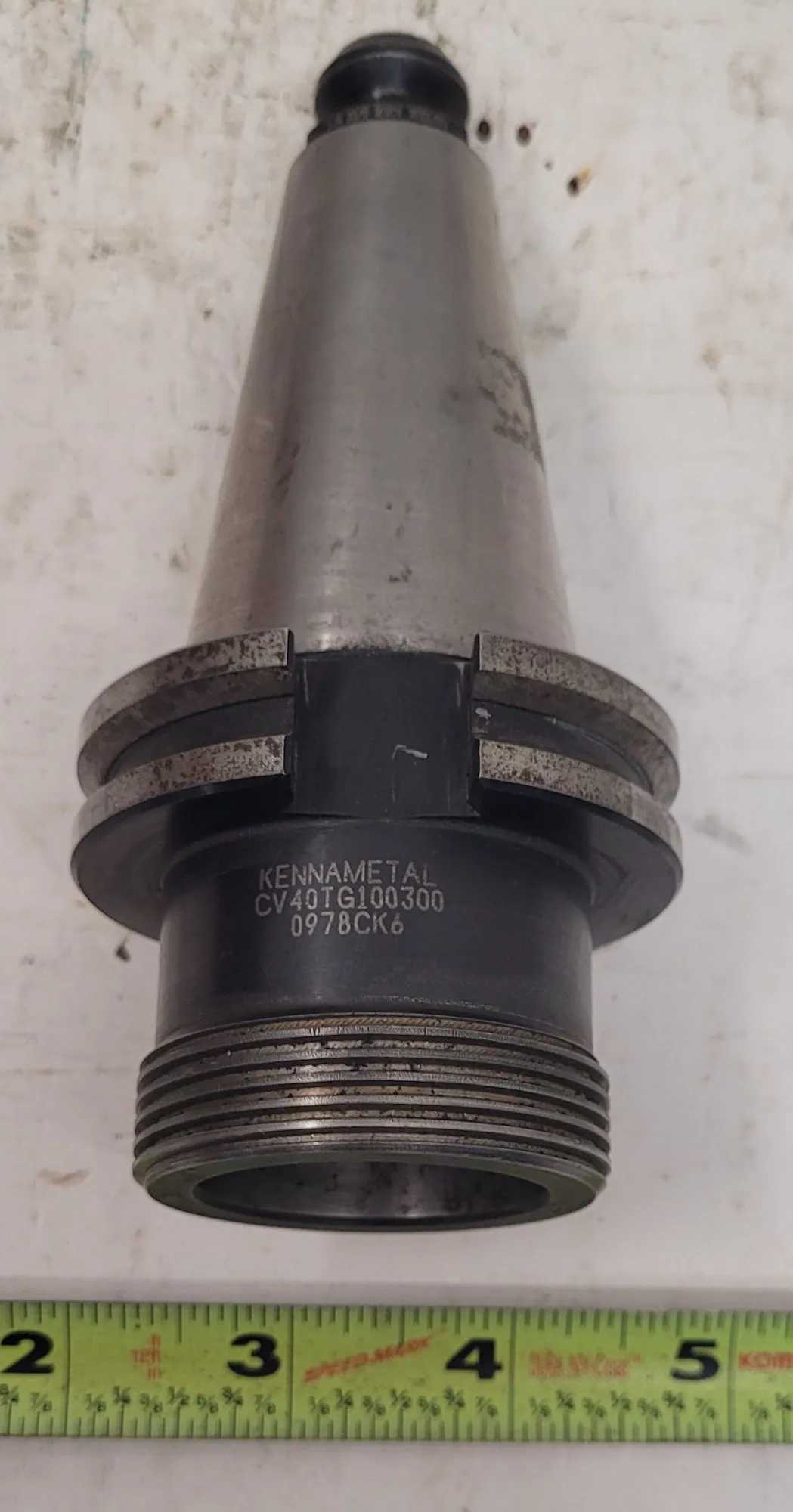 KENNAMETAL ERICKSON CV40TG100300 COLLET CHUCK, CAT40, TG100 COLLET CAPACITY 5/64"-1" - MACHINE TOOLING