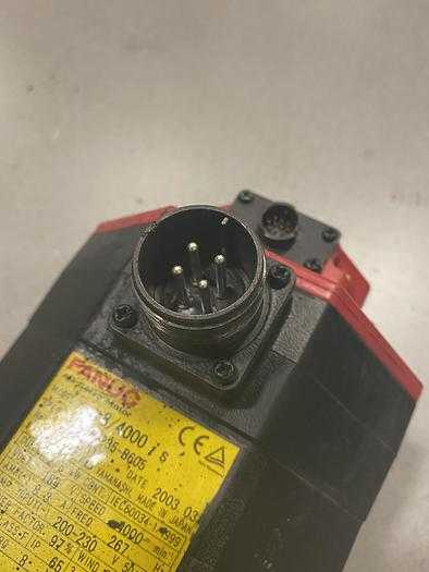FANUC A06B-0235-B605 ALPHA IS 8/4000 AC SERVO MOTOR 2.5KW 4000RPM HIGH TORQUE - SERVO MOTORS