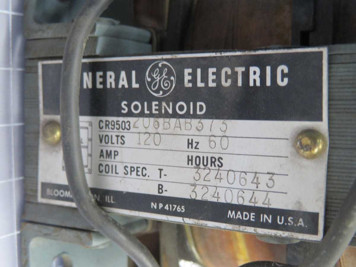 GE CR9503 206BAB373 CONTROL TRANSFORMER, 120V AC INPUT, 60HZ FREQUENCY, 24V AC OUTPUT, 50VA POWER - MACHINING ACCESSORIES & TOOLING