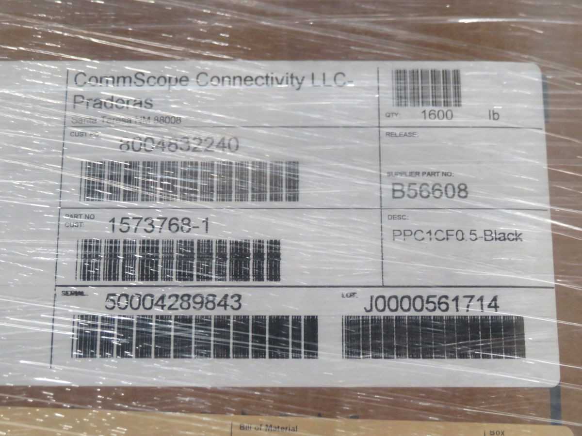 LOT OF 1600 LBS WASHINGTON PENN PLASTICS PPC1CF0.5-BLACK SPECIALIZED POLYPROPYLENE (PP) COPOLYMER COMPOUND. T268352 - INDUSTRIAL PARTS