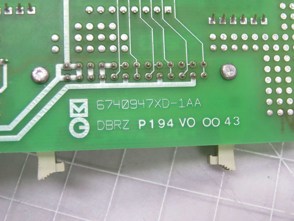 MERLIN GERIN 6740947XD-1AA 674094600 CIRCUIT BOARD T262306 - PCB CIRCUIT BOARDS