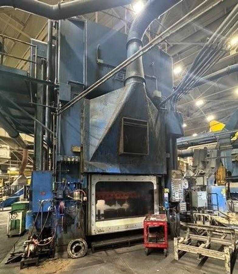 1977 VERSON T-SE2-1500-96-54 SSDC TRANSMAT PRESS, 1500 TON, 96X54 BED, 24IN STROKE, 20 SPM - MECHANICAL STAMPING PRESSES
