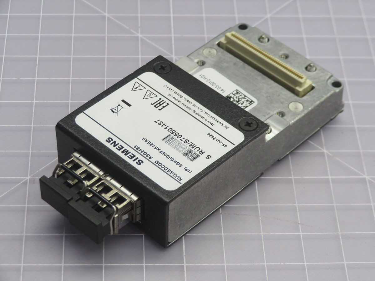 SIEMENS 6GK60008FX512EA0 MEDIA MODULE T264075 - PLC MODULES