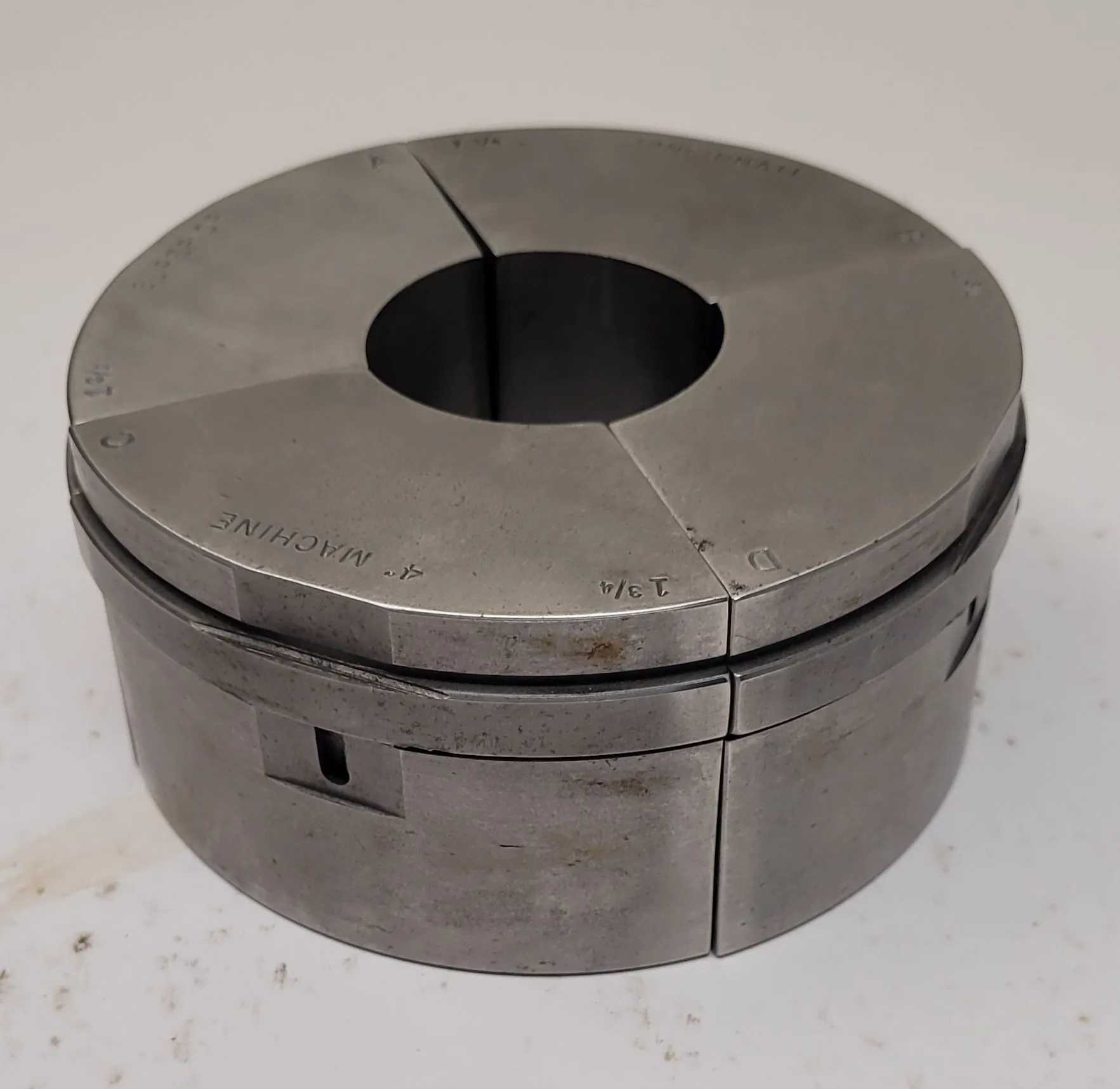 SUPERIOR CINCINNATI S-STYLE EMERGENCY COLLET PAD, 2 3/4" SIZE, 2" HEIGHT, NON-SERRATED - MACHINING TOOLING & PARTS