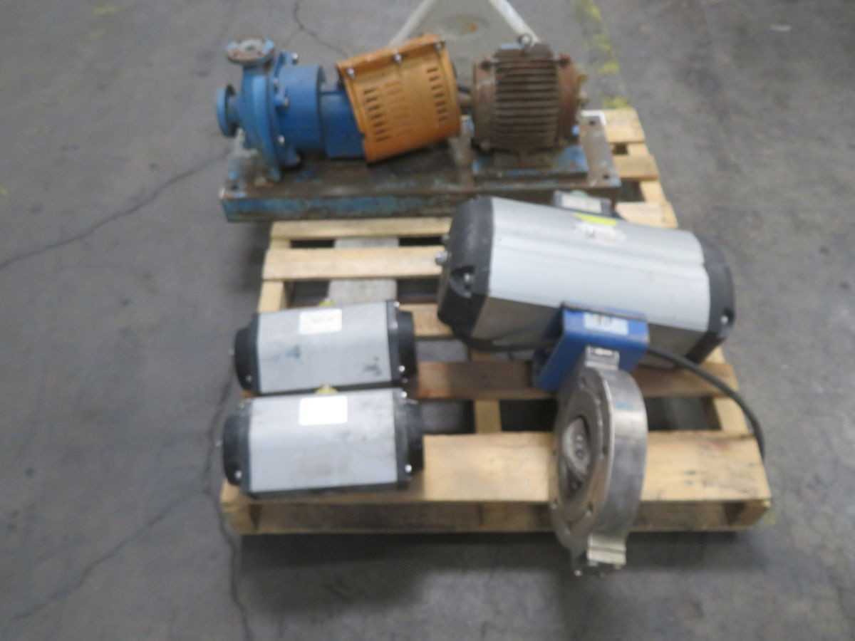 LOT OF 4 MIXED LOT OF INDUSTRIAL VALVE AND MOTORS T267534 - VALVES