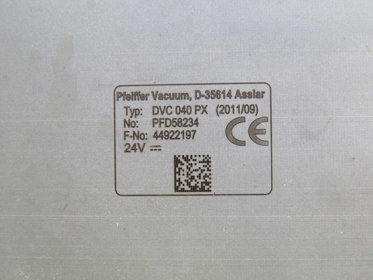 PFEIFFER DVC 040 PX INLINE VALVE T262127 - PNEUMATIC VALVE