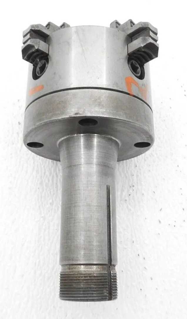 3 IN - 4 JAW LATHE CHUCK W/ 5C COLLET MOUNT - MACHINING TOOLING & PARTS