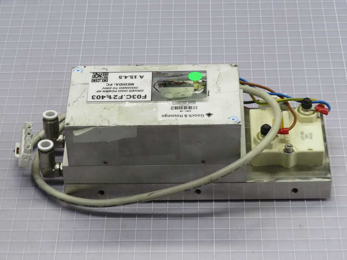 Gooch & Housego A281-08 Controls PLCs, 24 VDC Power, 2 Pole, RF Out - PLC MODULES