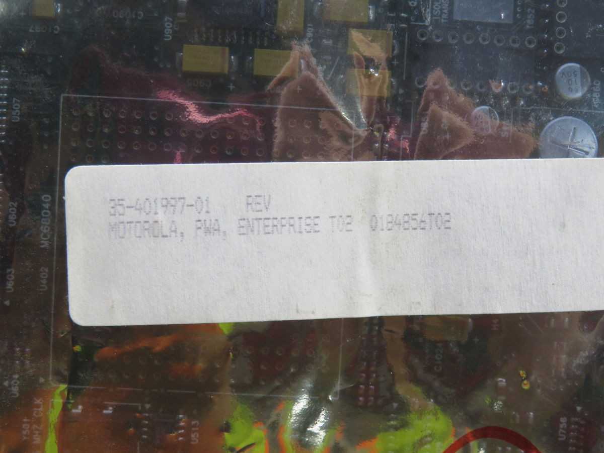 MOTOROLA 35-401997-01 TTN4094C29 CIRCUIT BOARD T261506 - PCB CIRCUIT BOARDS