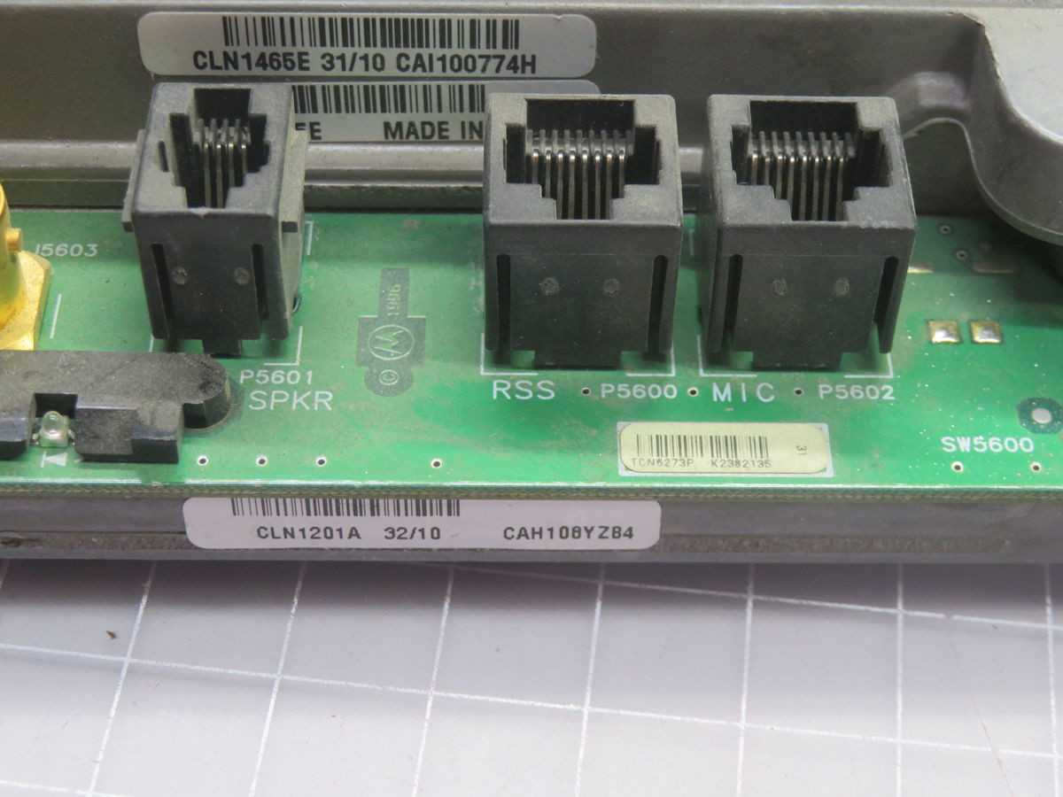 MOTOROLA CLN1201A CAH108YZB4 STATION CONTROL BOARD MODULE T266415 - PCB CIRCUIT BOARDS