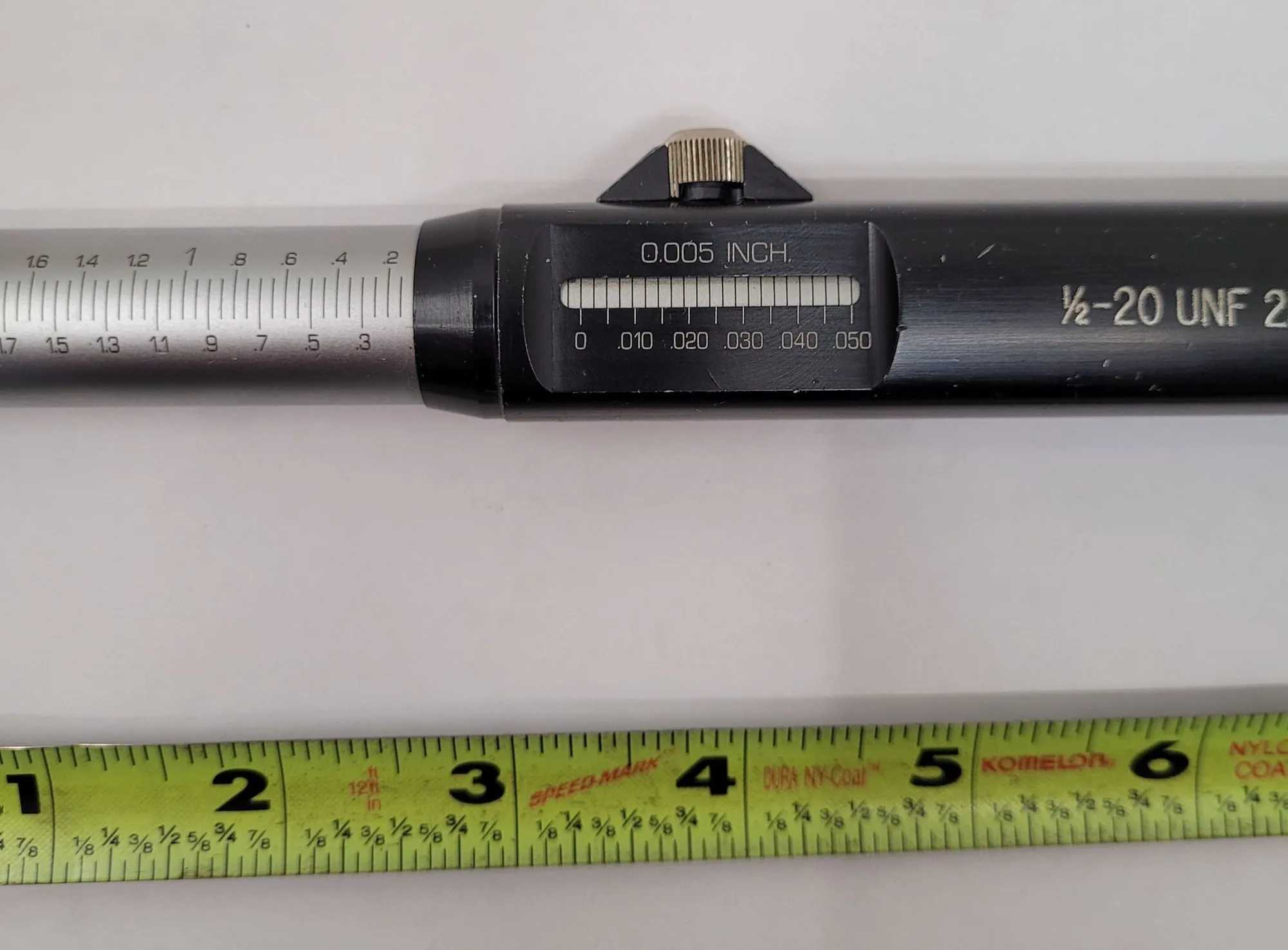 LEITECH-US THREAD PLUG GAGE LOT OF 2 - 335 1/2-20 UNF 2B DEPTH PD: .4675/.4731 - MACHINE TOOLING