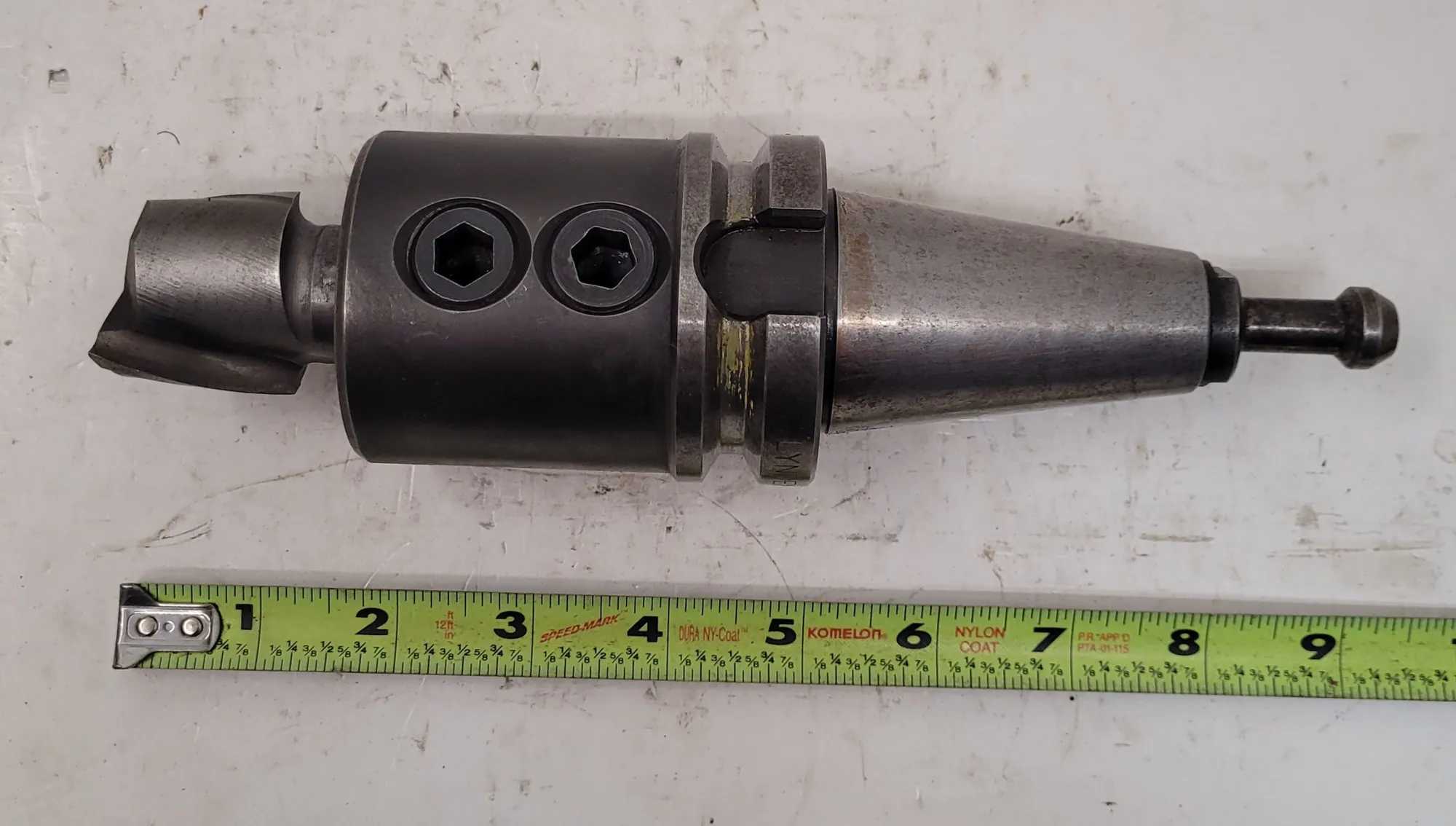 LYNDEX CAT 40 TOOL HOLDER - 1 INCH HOLE DIAMETER - MACHINE TOOLING