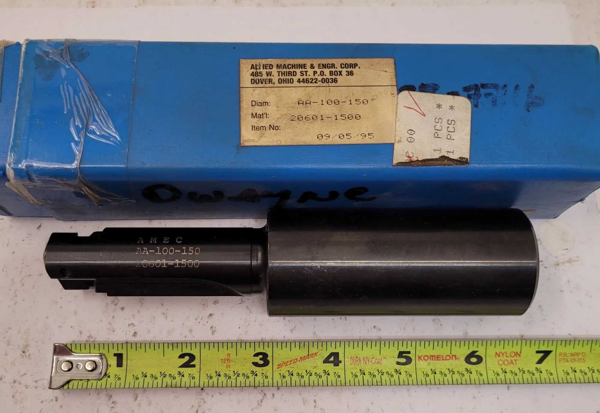 ALLIED MACHINE & ENGINEERING AMEC SPADE DRILL AA-100-150, 1.5" SHANK, 6.5" OAL - MACHINE TOOLING