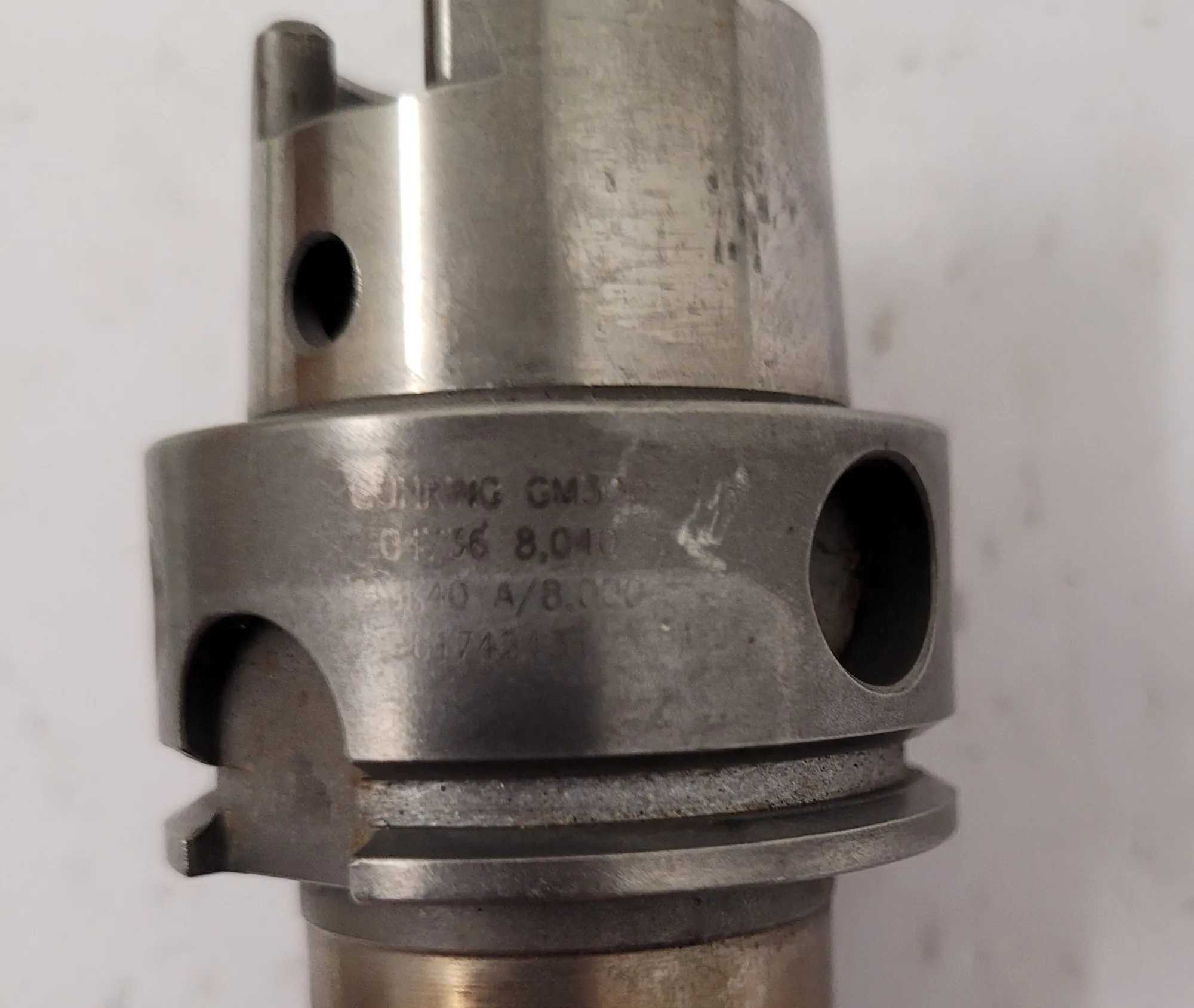 GUHRING GM300 04736 HSK40A / 8MM SHRINK FIT CHUCK - LOT OF 3 - MACHINE TOOLING