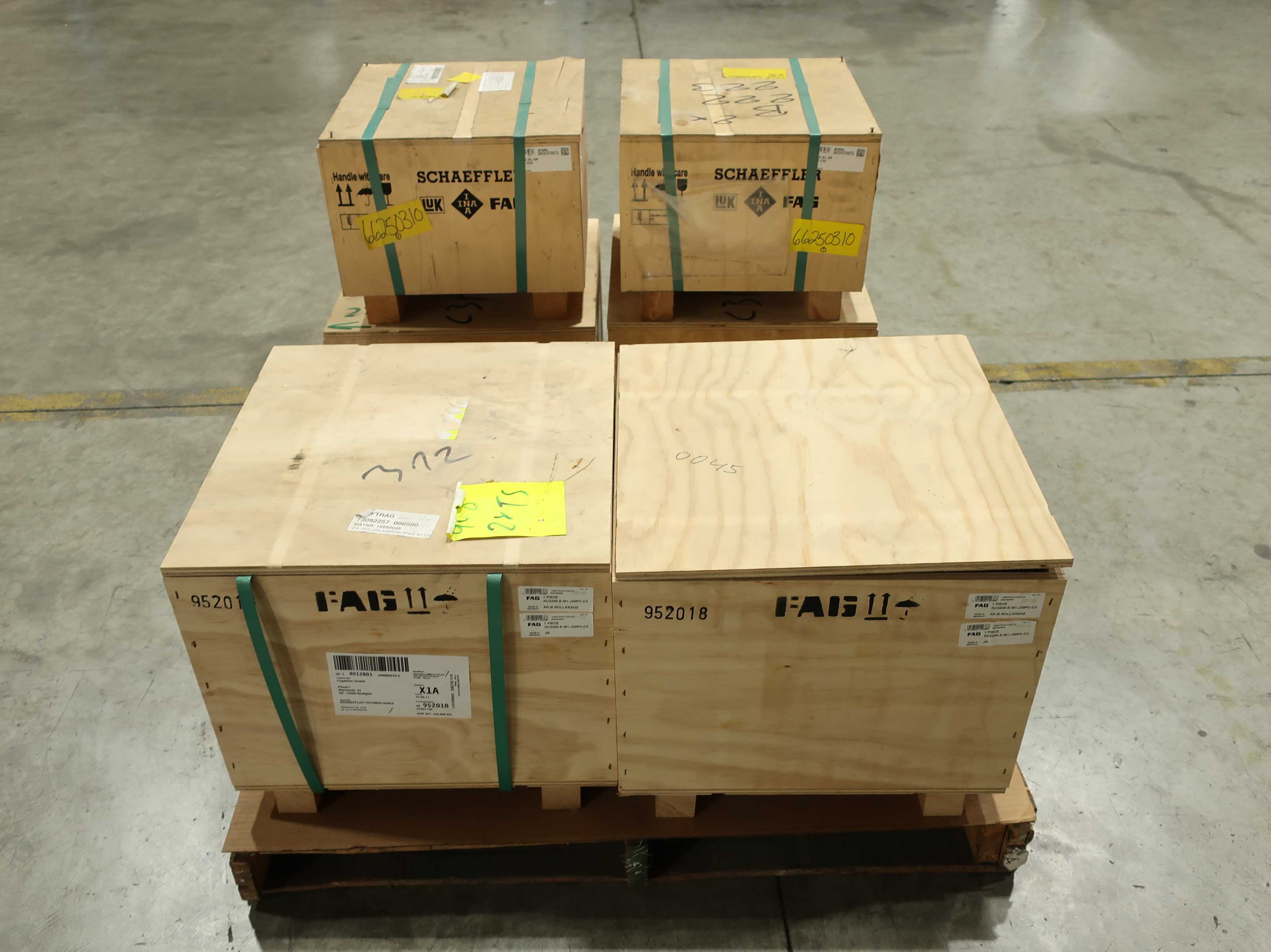 SKU 1773741 -PALLET OF ASSORTED FAG BEARINGS - BEARINGS