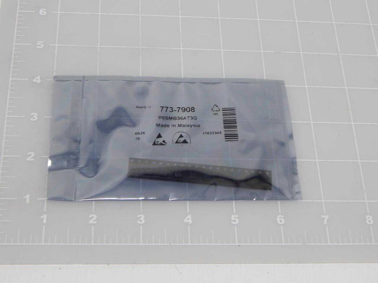 LOT OF 205 LOT OF 10 ON SEMICONDUCTOR P6SMB36AT3G TVS DIODES - TRANSIENT VOLTAGE SUPPRESSORS 36V 600W UNIDIRECTIONAL - INDUSTRIAL PARTS
