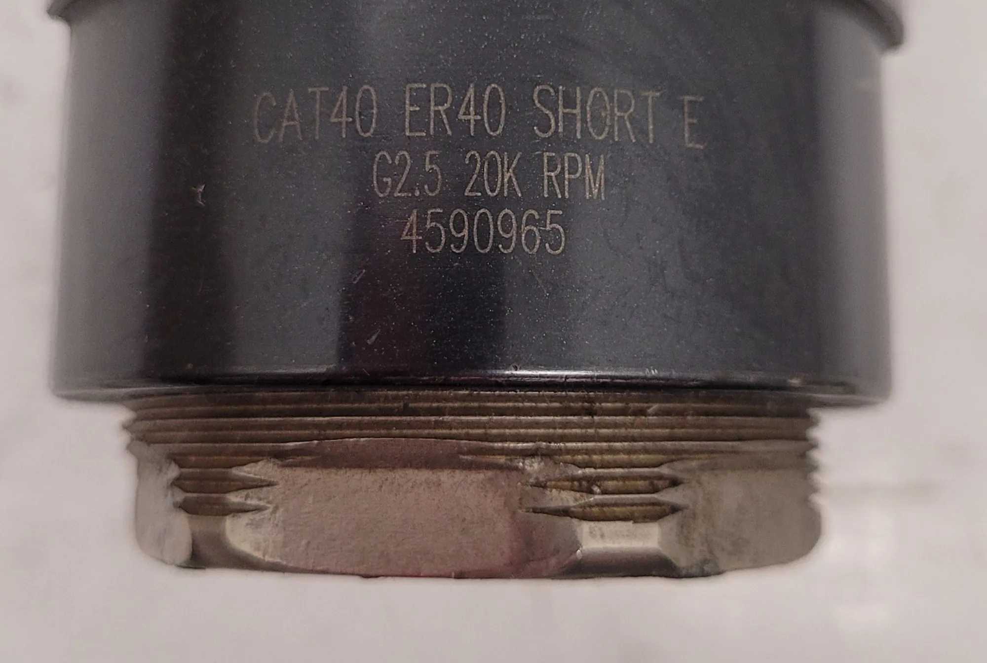 ISCAR CAT40 ER40 SHORT E COLLET CHUCK G2.5 20K RPM TOOL HOLDER - MACHINING TOOLING & PARTS