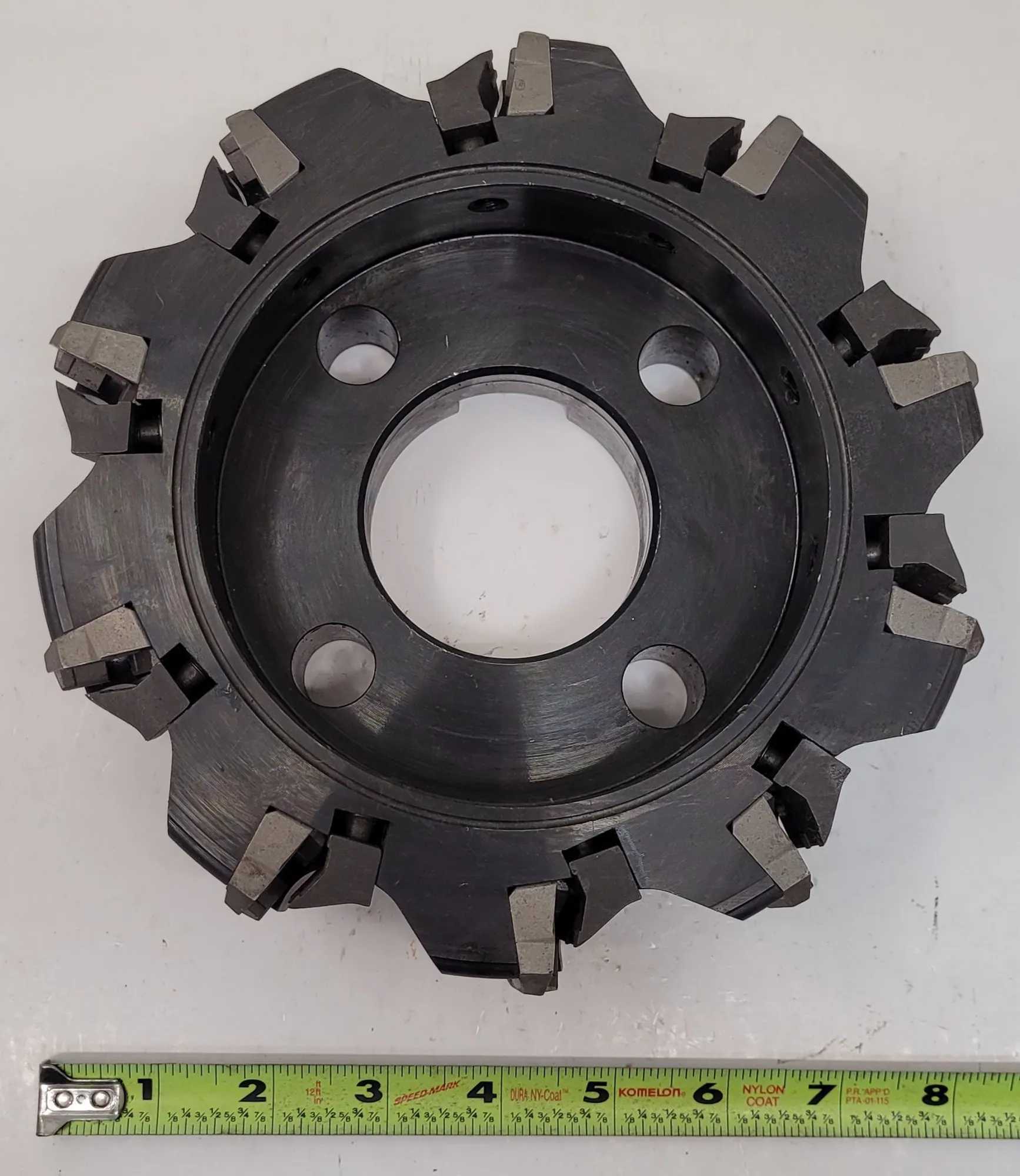 SANDVIK COROMANT INDEXABLE MODUL MILL FACE CUTTER - 8" DIAMETER, 10 INSERTS, 2-1/4" ARBOR - MACHINING TOOLING & PARTS