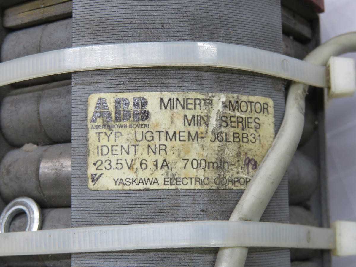 ABB UGTMEM-06LBB31 SERVO MOTOR, 90 VDC VOLTAGE, 0.6 NM CONT TORQUE, 3000 RPM SPEED - SERVO MOTORS