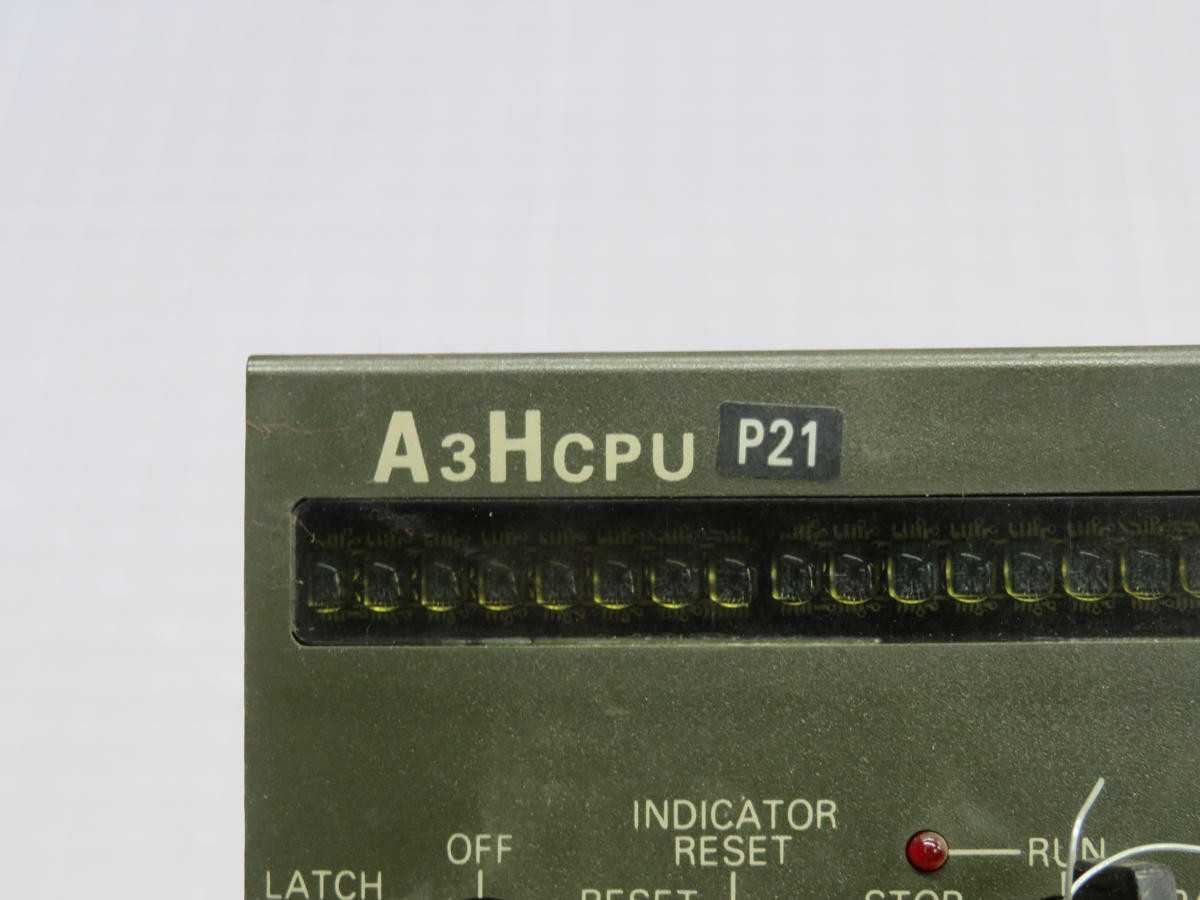 MITSUBISHI A3HCPUP21 PLC CPU, 30K STEPS, 2048 I/O, 0.2 US/INSTR, 5V DC, 1.3A - PLC MODULES