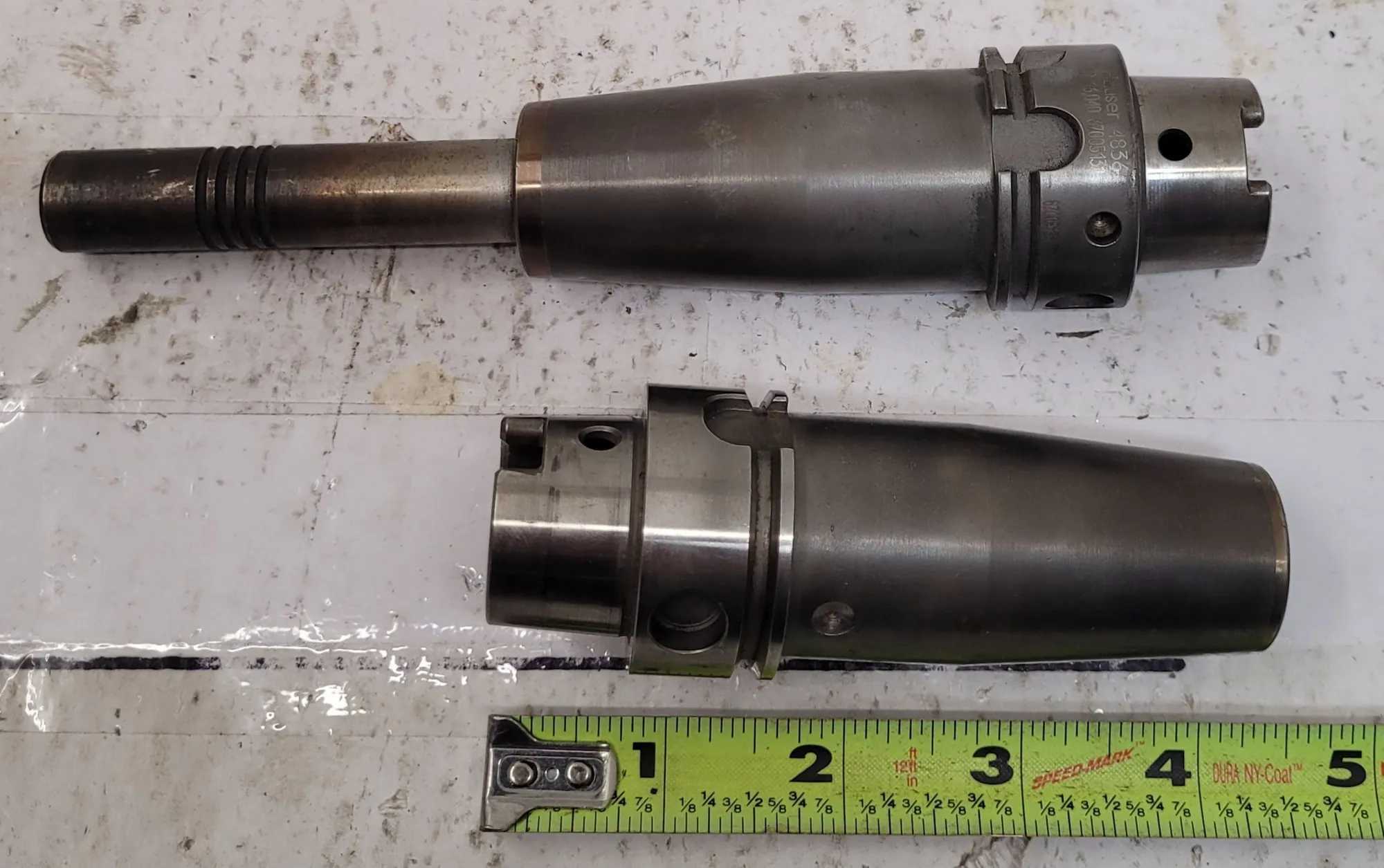 HAUSER HSK40 16MM SHRINK FIT TOOL HOLDER (SET OF 2) - 16MM HOLE DIA, HSK40A INTERFACE - MACHINING TOOLING & PARTS