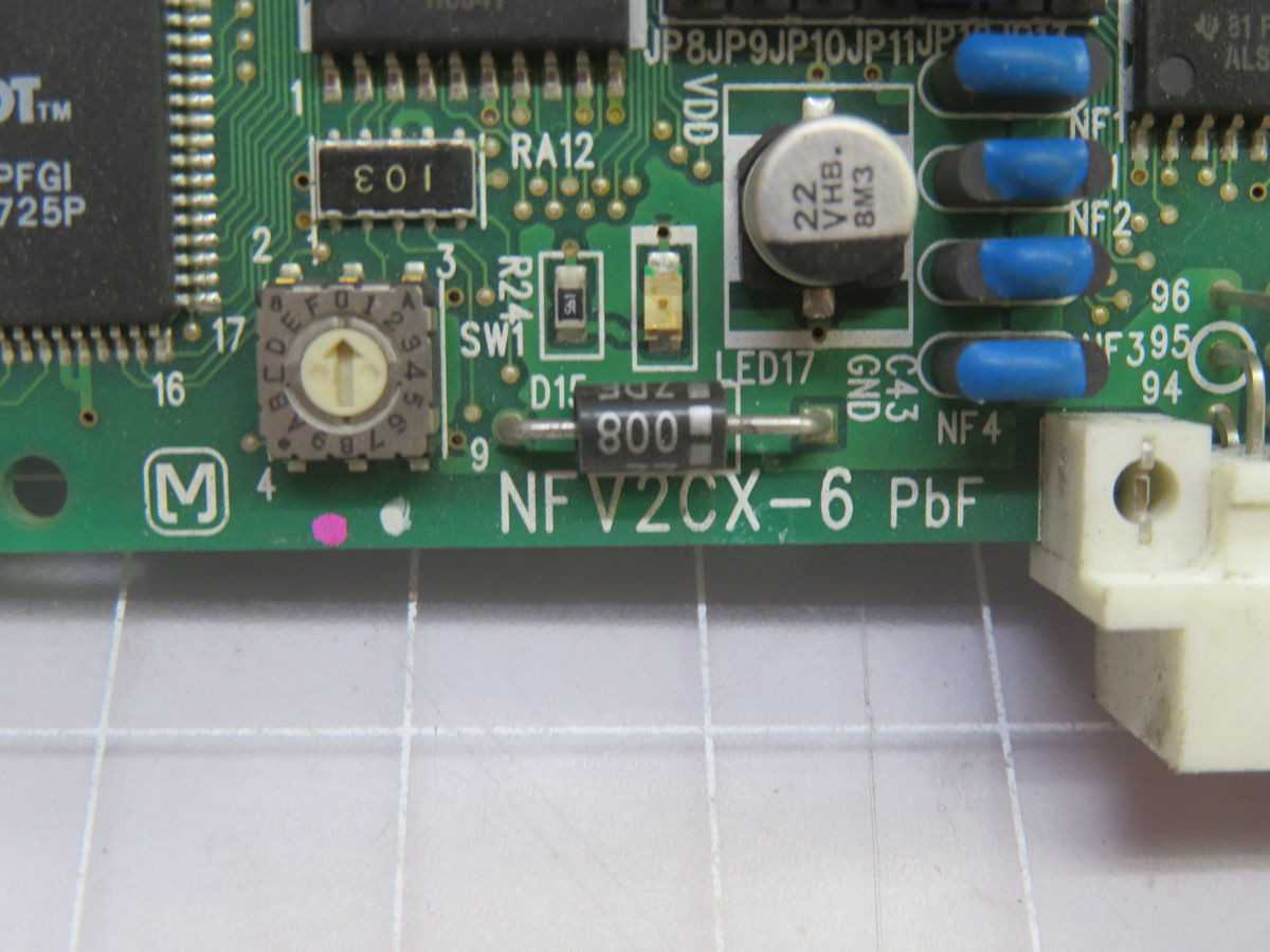 Panasonic NF0FCX-6 NFV2CX-6 PBF Circuit Board BH0646 For Reliable Performance - OPERATOR CONTROLS