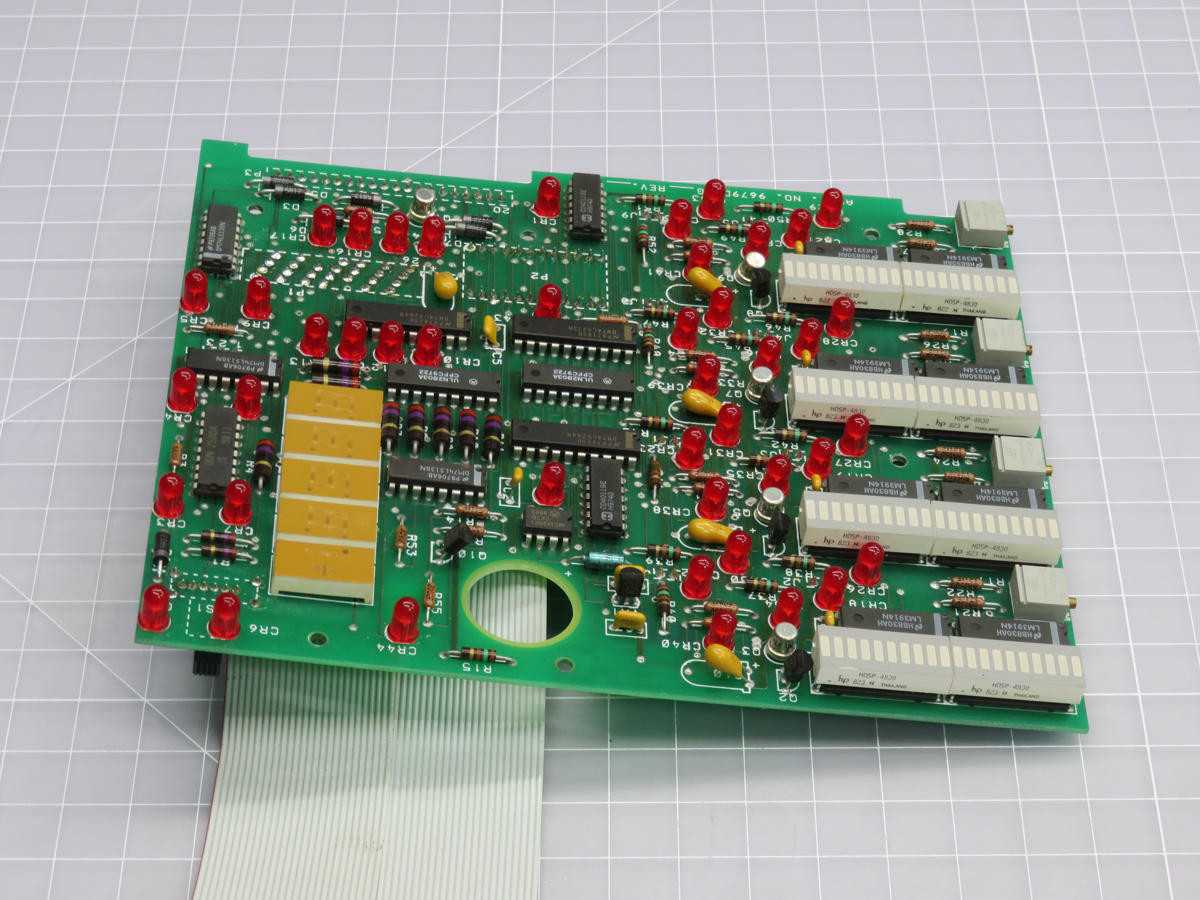 WESTINGHOUSE 9679D60G01 CIRCUIT BOARD, IR RECEIVER, CONTROL PUSH BUTTONS, INDICATOR LEDS, MULTI-PIN CONNECTOR - PCB CIRCUIT BOARDS