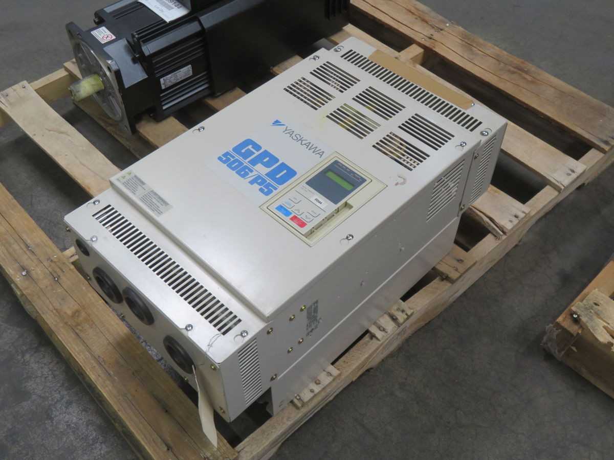 YASKAWA CIMR-P5M4022 VFD, 480V 3PH INPUT, 22 KW OUTPUT, 32 A OUTPUT CURRENT - AC VFD DRIVES