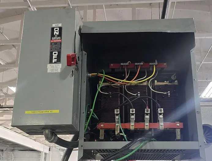 HPS NMK045KB 45 KVA 480V TO 208Y/120V 3-PHASE VENTILATED TRANSFORMER NEMA 3R - MACHINE TOOLING