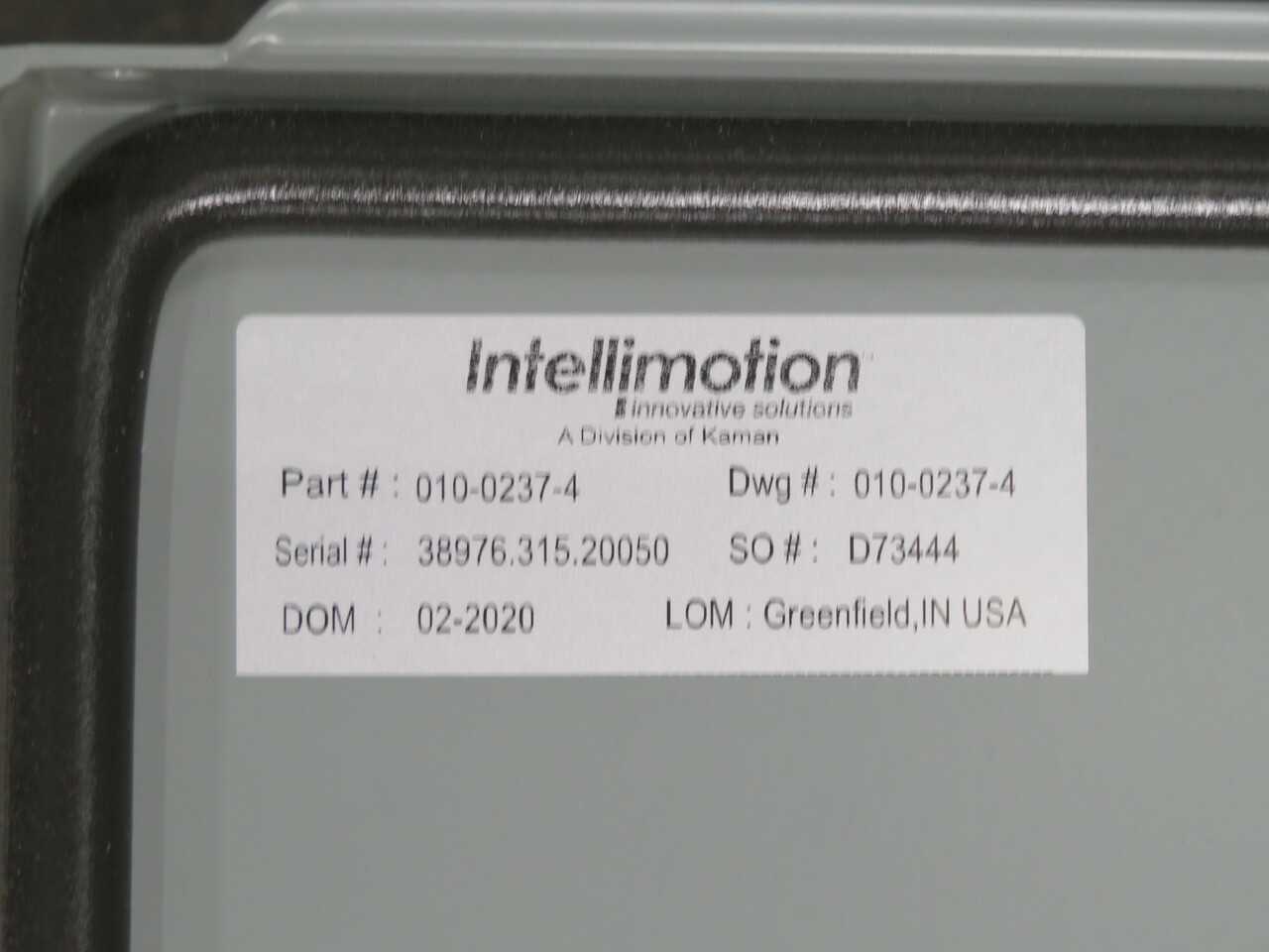 INTELLIGRATED 010-0237-4 MASTER CONTROL PANEL TRAK MCP W 4 CONVERTER BOARD 24X20 T261650 - OPERATOR CONTROLS