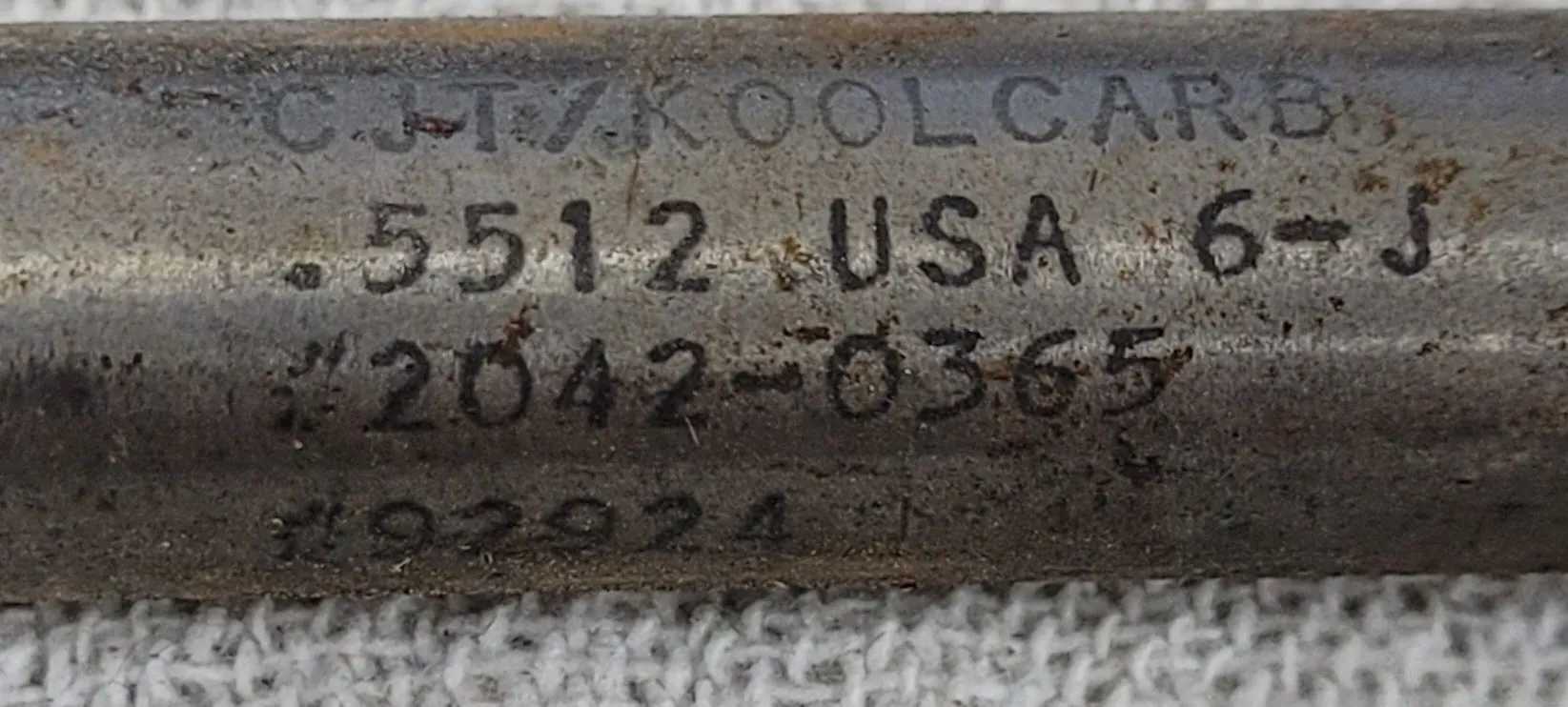 CJT KOOLCARB DRILL BIT, STRAIGHT FLUTE, .5512 INCH / 14 MM, CARBIDE, 14 IN OAL - MACHINING TOOLING & PARTS