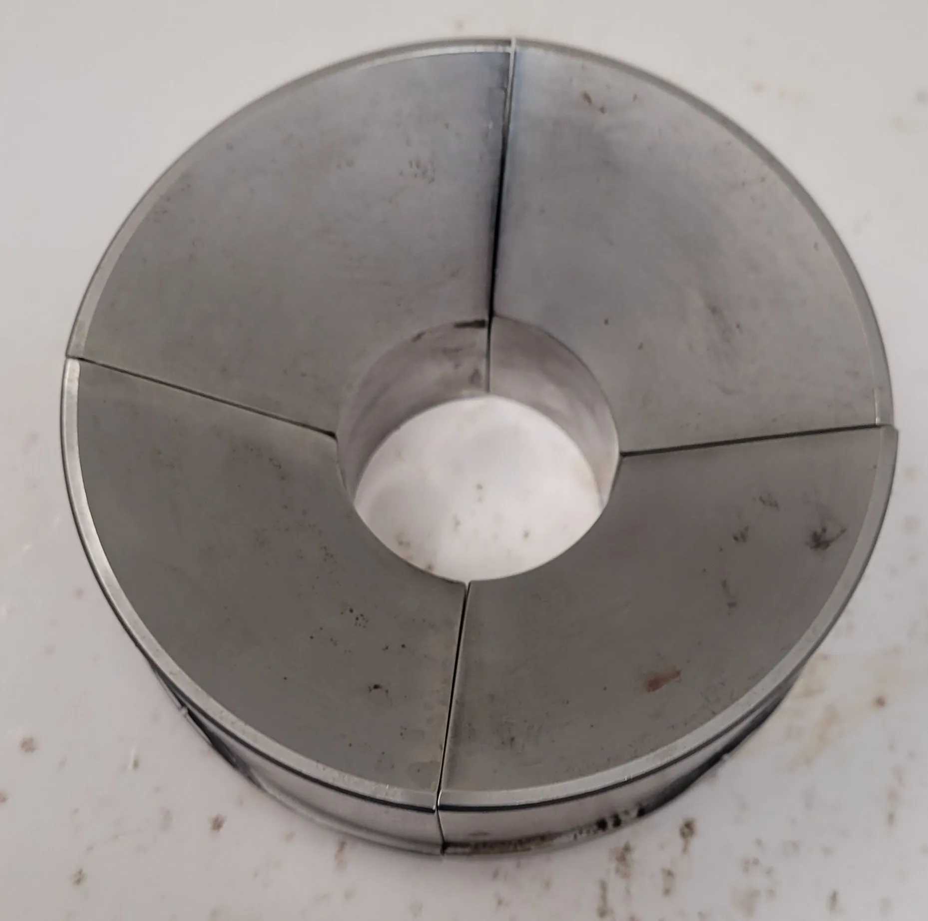 SUPERIOR CINCINNATI COLLET PAD, 1 11/16" S-STYLE EMERGENCY, 2” HEIGHT, NON-SERRATED INTERIOR - MACHINE TOOLING