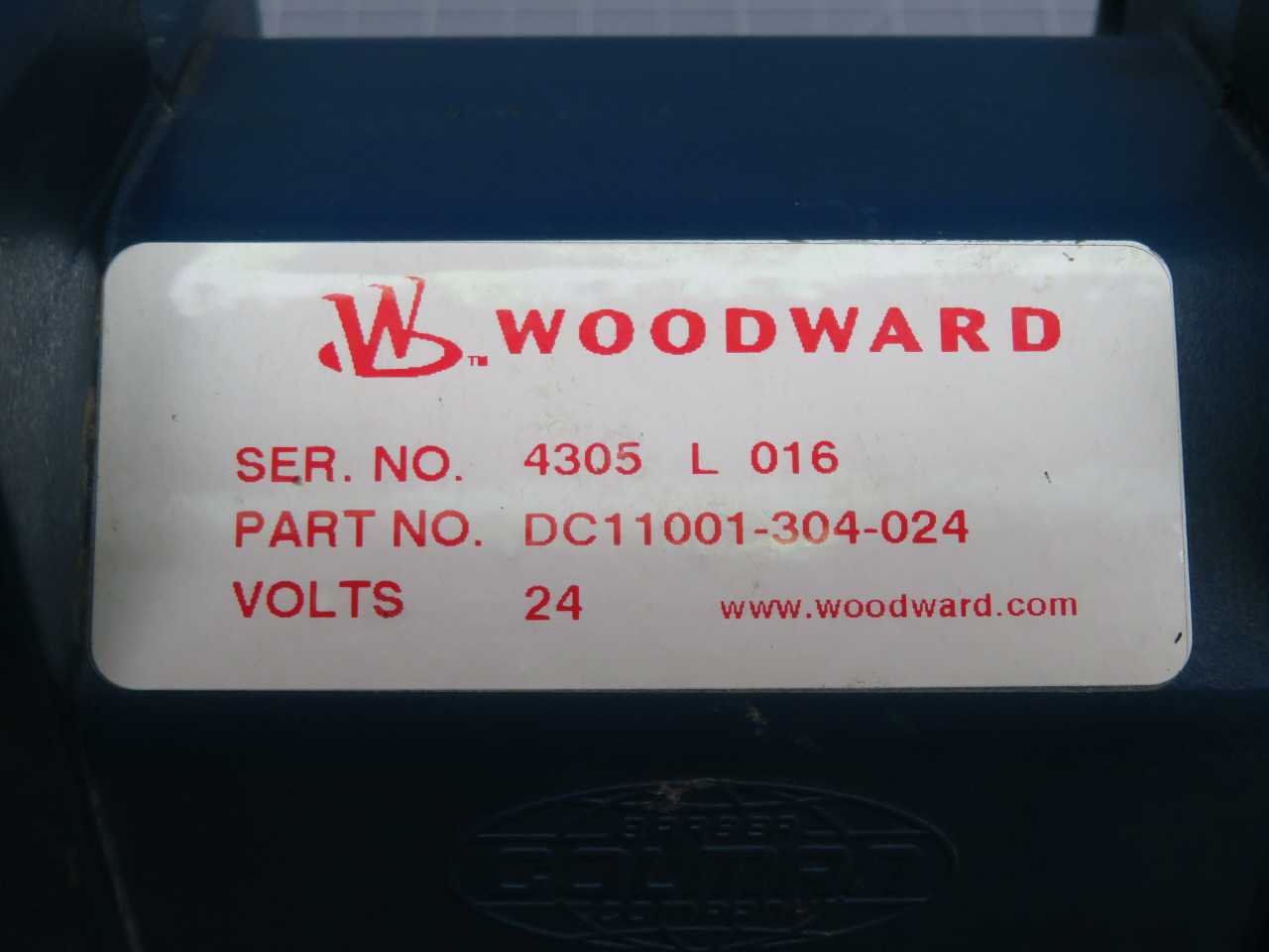 WOODWARD DC11001-304-024 ACTUATOR, 24 VDC POWER, 1.0 LB-FT (1.35 NM) TORQUE, 35 DEG ROTATION - ACTUATOR