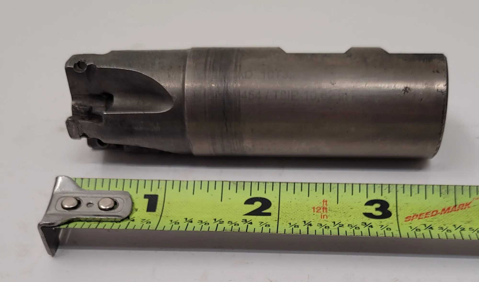 WALTER XTRA-TEC VALENITE INDEXABLE INSERT MILL CUTTER 1” DIA 4 FLUTES - MACHINING TOOLING & PARTS
