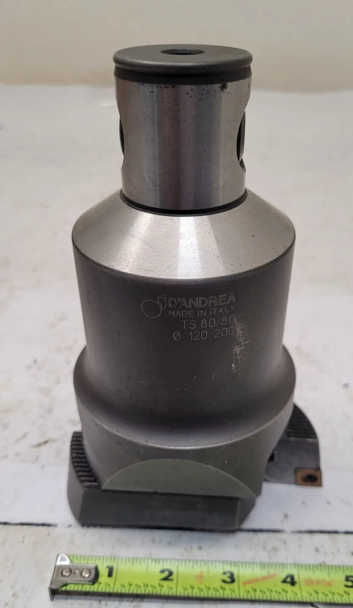 D'ANDREA MB TS 80/80 BORING HEAD W/ SMCC 80 CARTRIDGES, 120MM TO 200MM RANGE - MACHINING TOOLING & PARTS