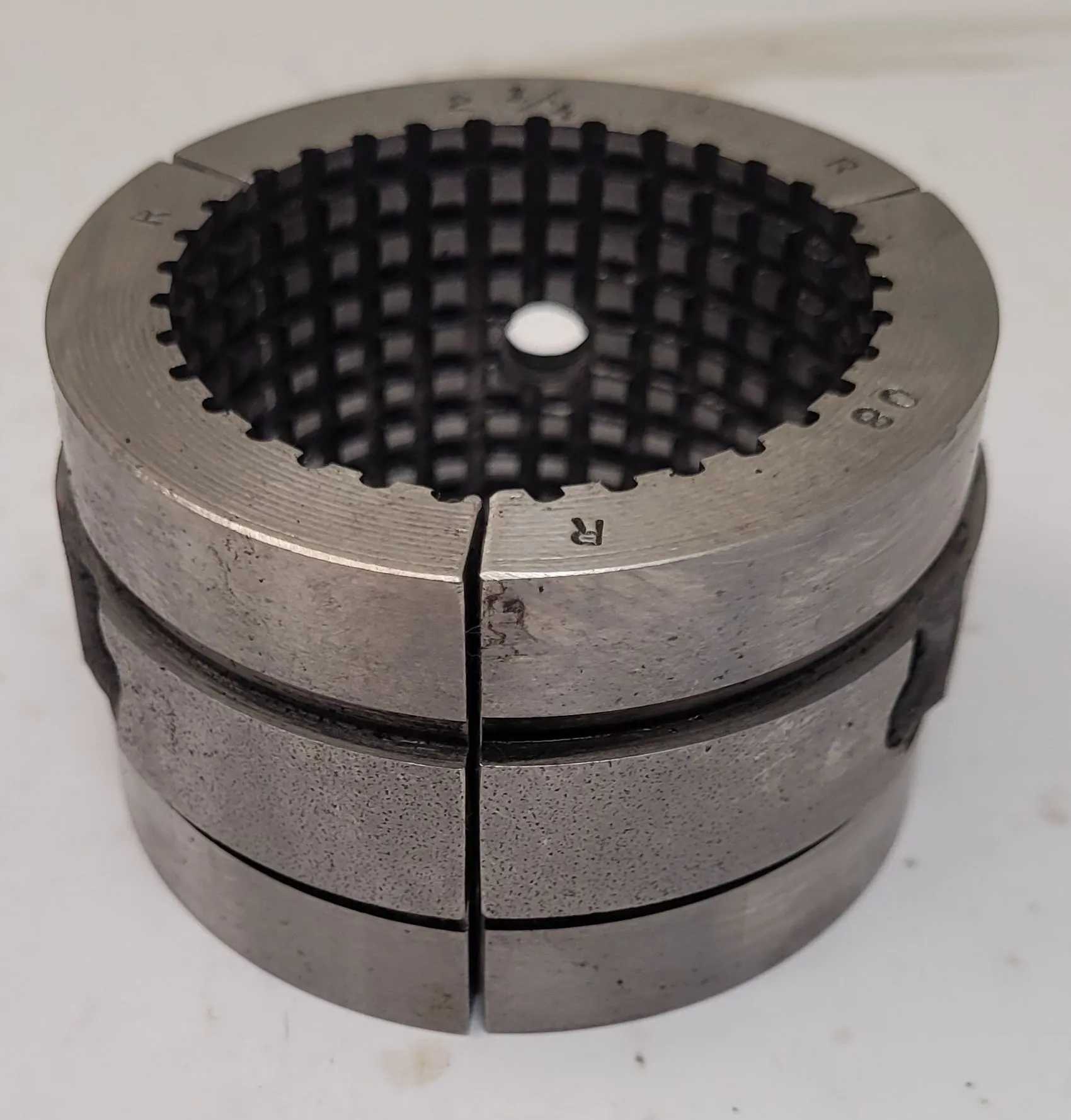 HARDINGE S20 SERRATED COLLET PAD SET - VARIOUS SIZES (SET OF 4) - MACHINING TOOLING & PARTS