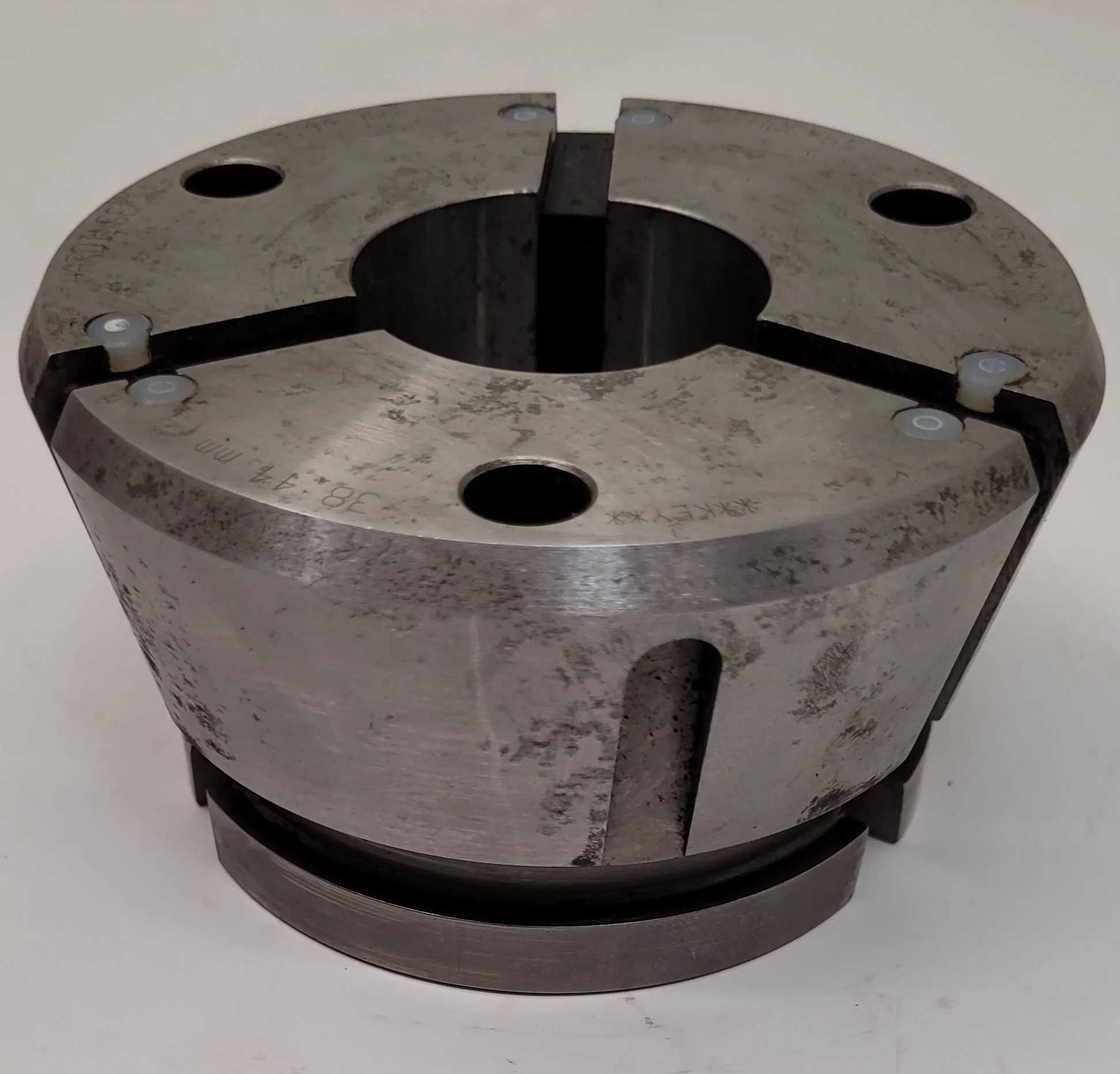 HARDINGE HQC-65 QUICK CHANGE COLLET, SERIES 65, SIZE 38.44MM, 2.25” HEIGHT, NON-SERRATED - MACHINING TOOLING & PARTS
