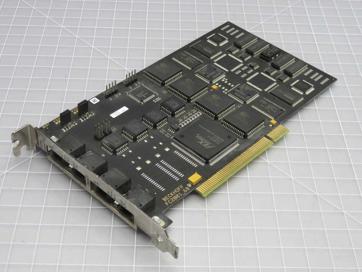 BECKHOFF FC2002-0000 FC2001_6B INTERFACE CARD T267170 - PLC MODULES