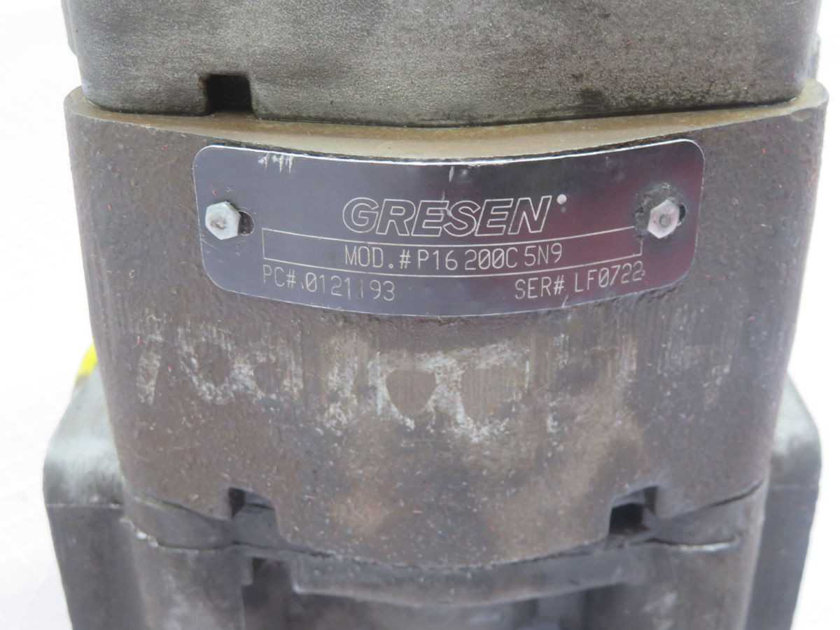 GRESEN P16 200C 5N9 GEAR PUMP T264877 - GEAR PUMP
