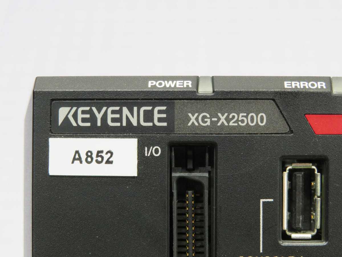KEYENCE XG-X2500 CONTROLS PLCS, QUAD-CORE, 4 CAM, 21MP RES, 2GB IM MEM, 64GB SSD, 56 I/O, 24VDC - AUTOMATION & CONTROLS