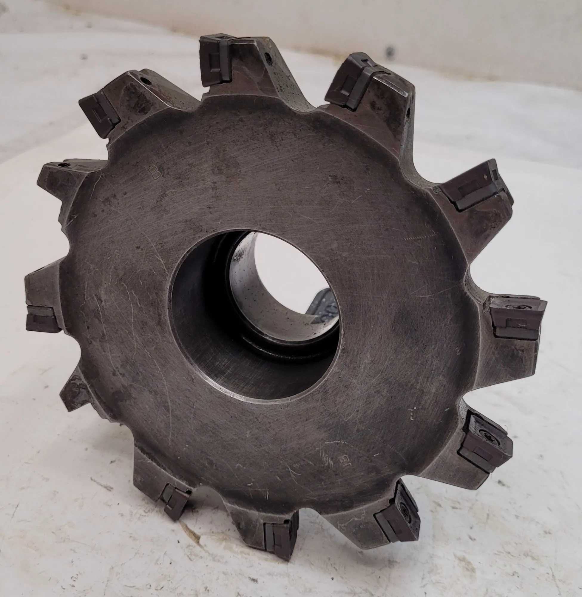 ISCAR ESB D6.0-0.62-12-R12 6" INDEXABLE SLOT MILL CUTTER, OAL 2.25", 12 FLUTES - MACHINE TOOLING