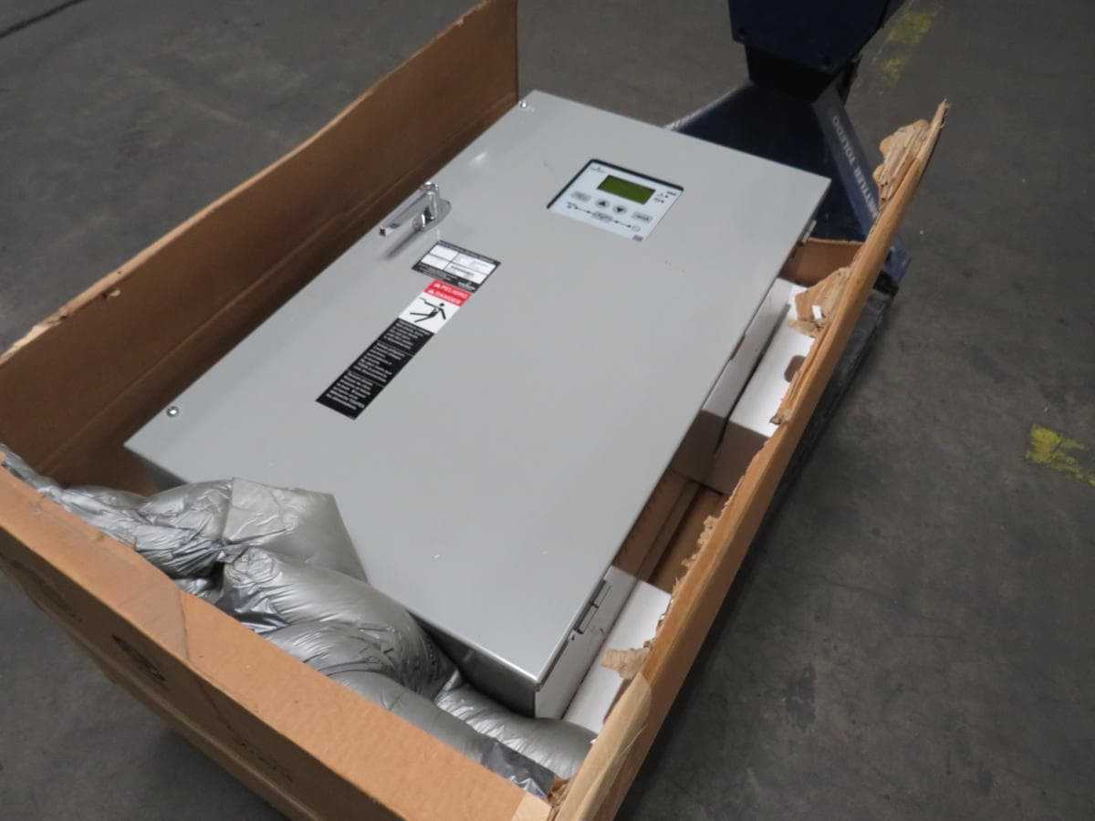 ASCO D03ATSB20150CG0C TRANSFER SWITCH, 150A CURRENT, 1-PHASE, 3-POLE, 208-240V AC, 60HZ - SWITCHGEAR