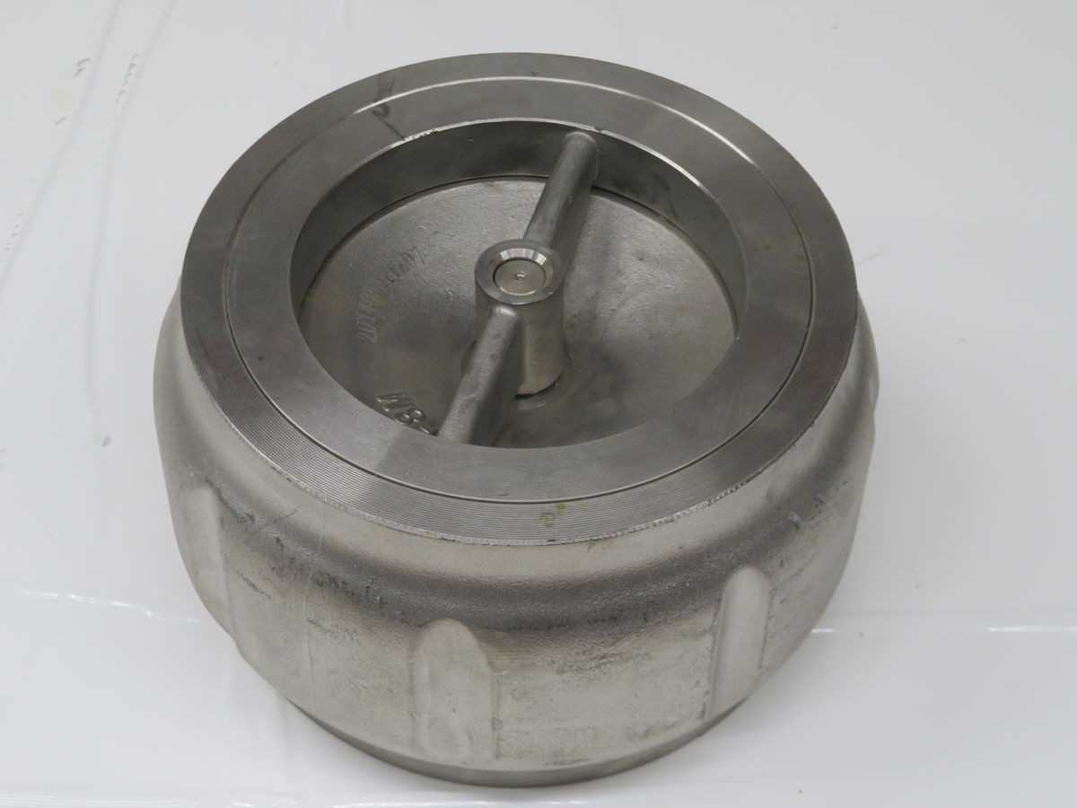 DFT WLC CF8M 4" 316 SS CLASS 150 & 300 RF WAFER CHECK VALVE T263877 - CHECK VALVE