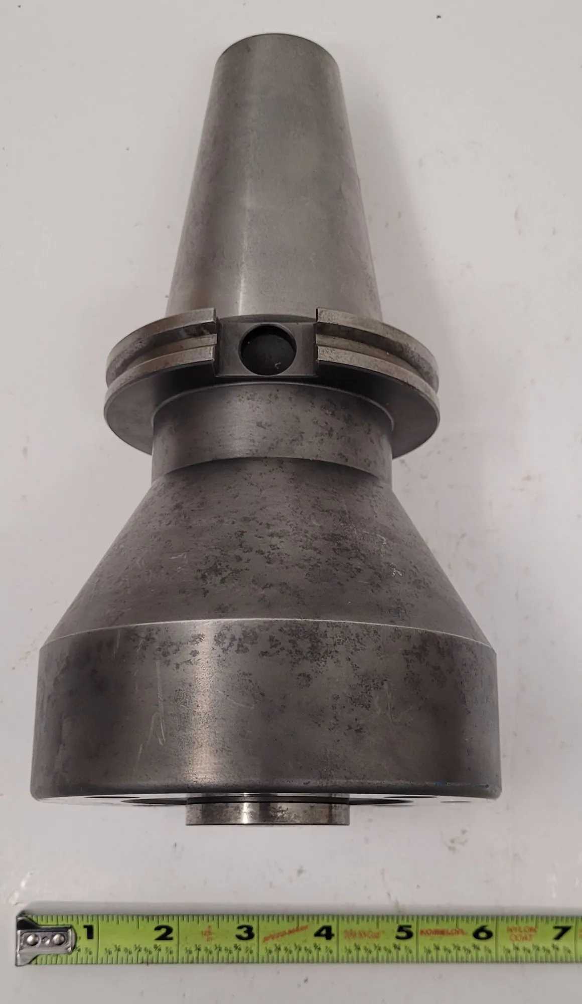 CAT 50 FACE MILL HOLDER, 5" OVERALL DIAMETER, 9-3/8” OAL, 1.75” OUTER ARBOR - MACHINE TOOLING