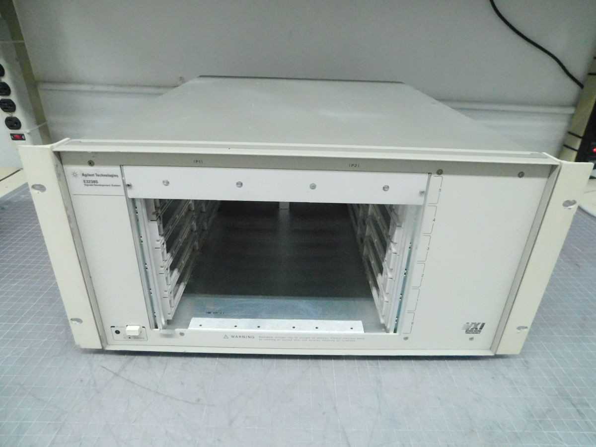 AGILENT E3238S SIGNALS DEVELOPING SYSTEM MAINFRAME VXI M6842 - POWER SUPPLIES