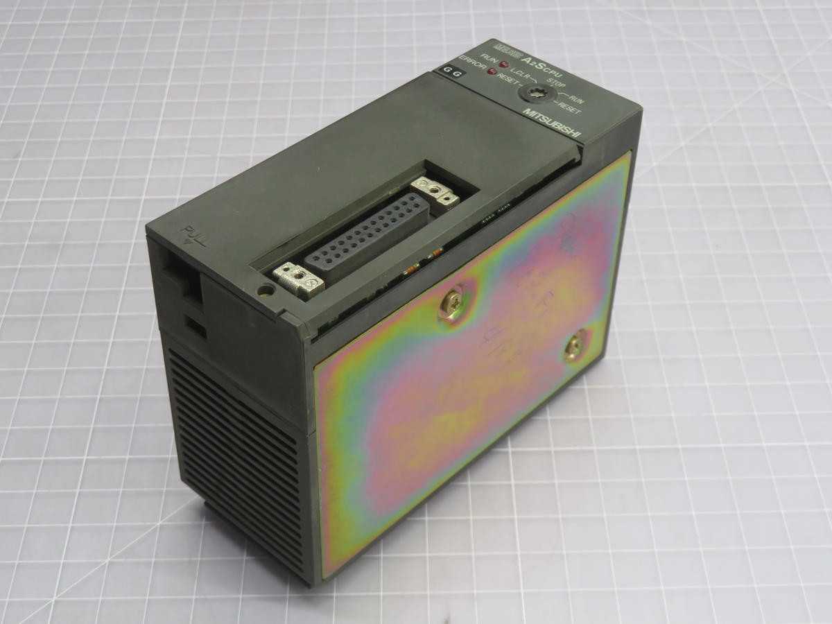 MITSUBISHI A2A-SCPU, PLC, 14K MEMORY, 1024 I/O, 0.75ΜS/INST, 5V DC POWER, 0.9A CURRENT - PLC MODULES