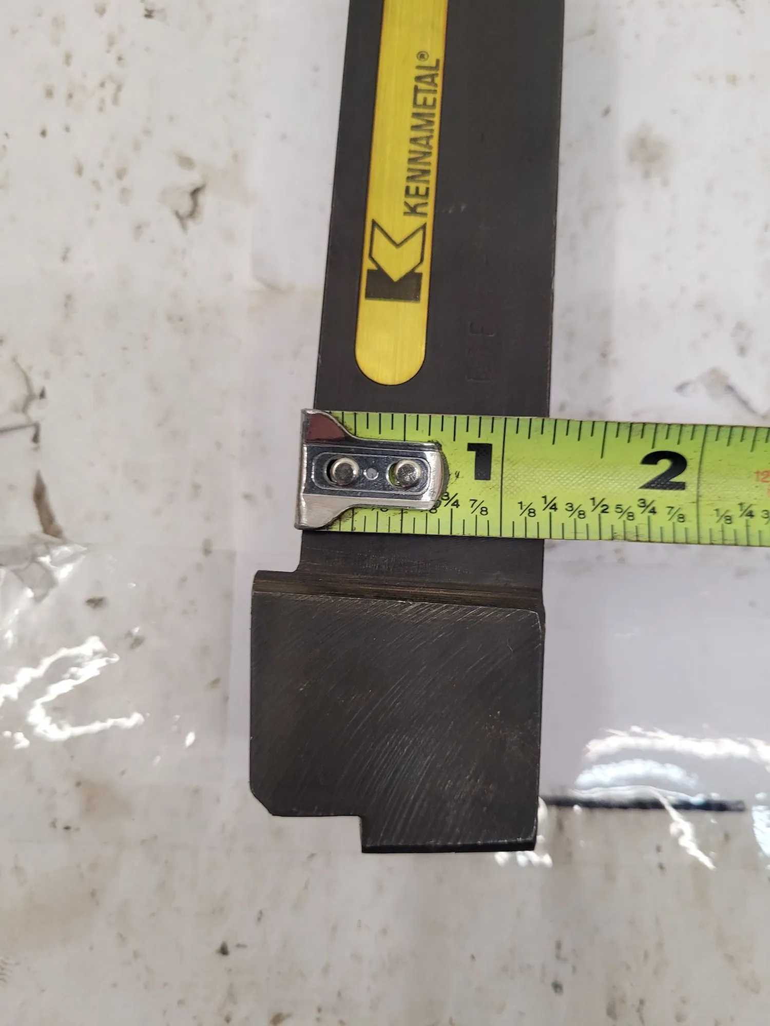KENNAMETAL DTFNR-205D TOOLHOLDER, 1.25" SQUARE SHANK, 6" OAL, FOR TN-54 INSERTS - MACHINE TOOLING